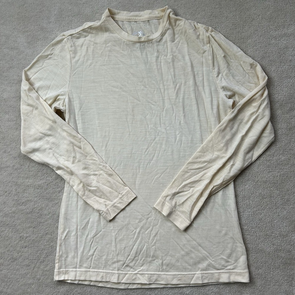 Merino Tech Merino Wool Base Layer Top Womens Small Lightweight Thermal Crew